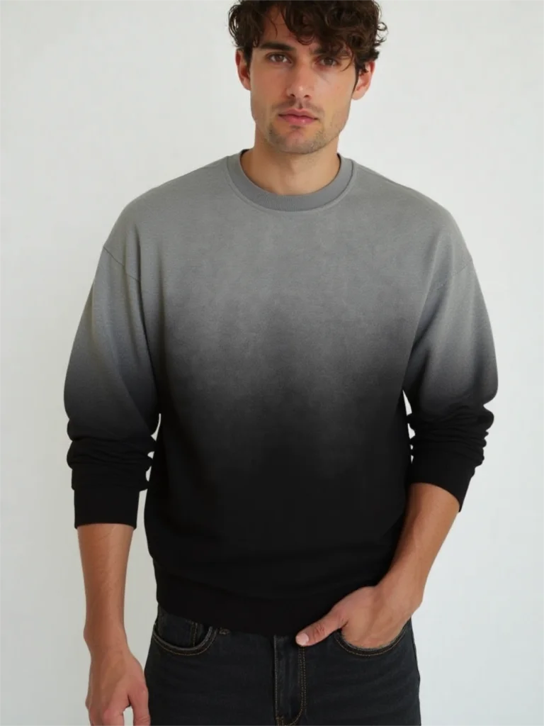 

New Quick Dry Men's Sweatshirts 3D Gradient Pattern Printed Long SleevesTop Autumn Outdoor Sports Loose Breathable Men Clothing