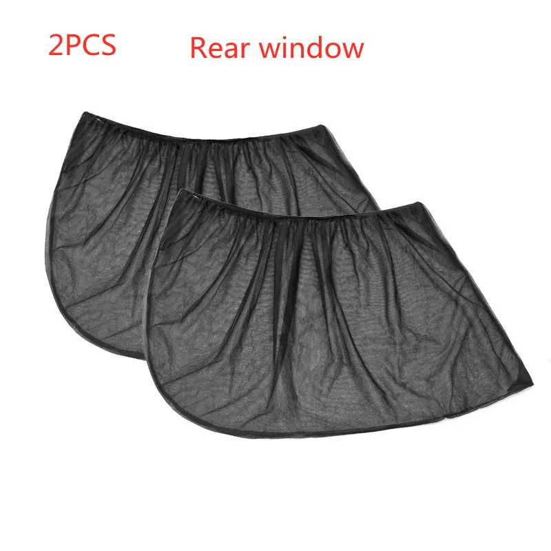 2pcs Car Window Screen Door Covers Universal Side Car Sun Window Shades for Baby Mesh Sleeve Car Mosquito Net for Camping