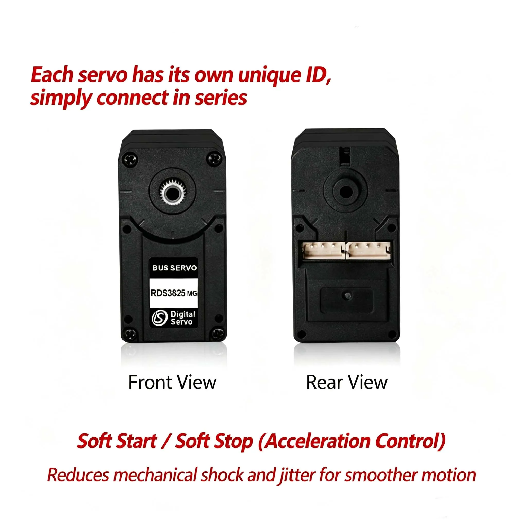 30KG High-Torque Smart Constant-Force Serial Servo, 360-Degree, Open-Source Robotic Arm