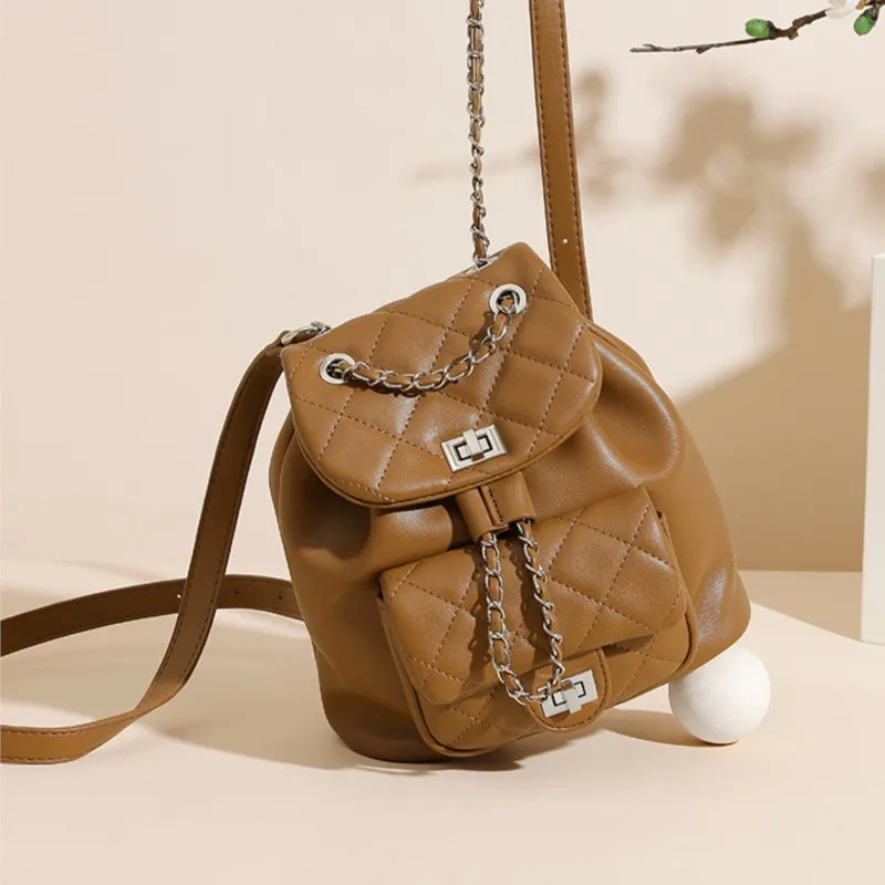 

High-end fashionable ladies' large-capacity backpack,multi-functional student backpack,bolsas de mujer juveniles, bolsa femimina