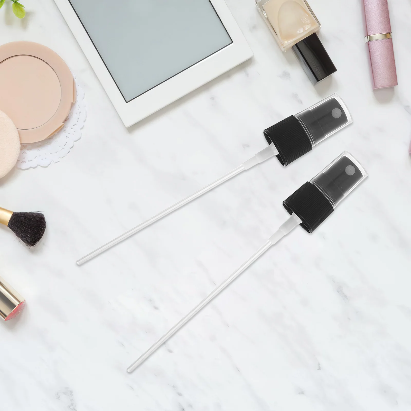 20 قطعة رأس رش بديل لزجاجة عطر مضخة رش رذاذ محمولة باللون الأسود عيار 18 #1