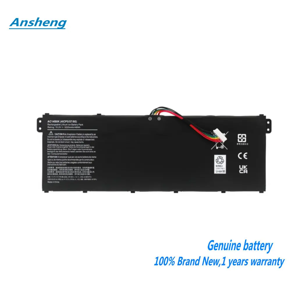 

High Quality AC14B8K Laptop Battery For Acer Chromebook 11/13/15 CB3-111/531/571 CB5-311/311P C670 C810 C910 Gateway NE511/NE512