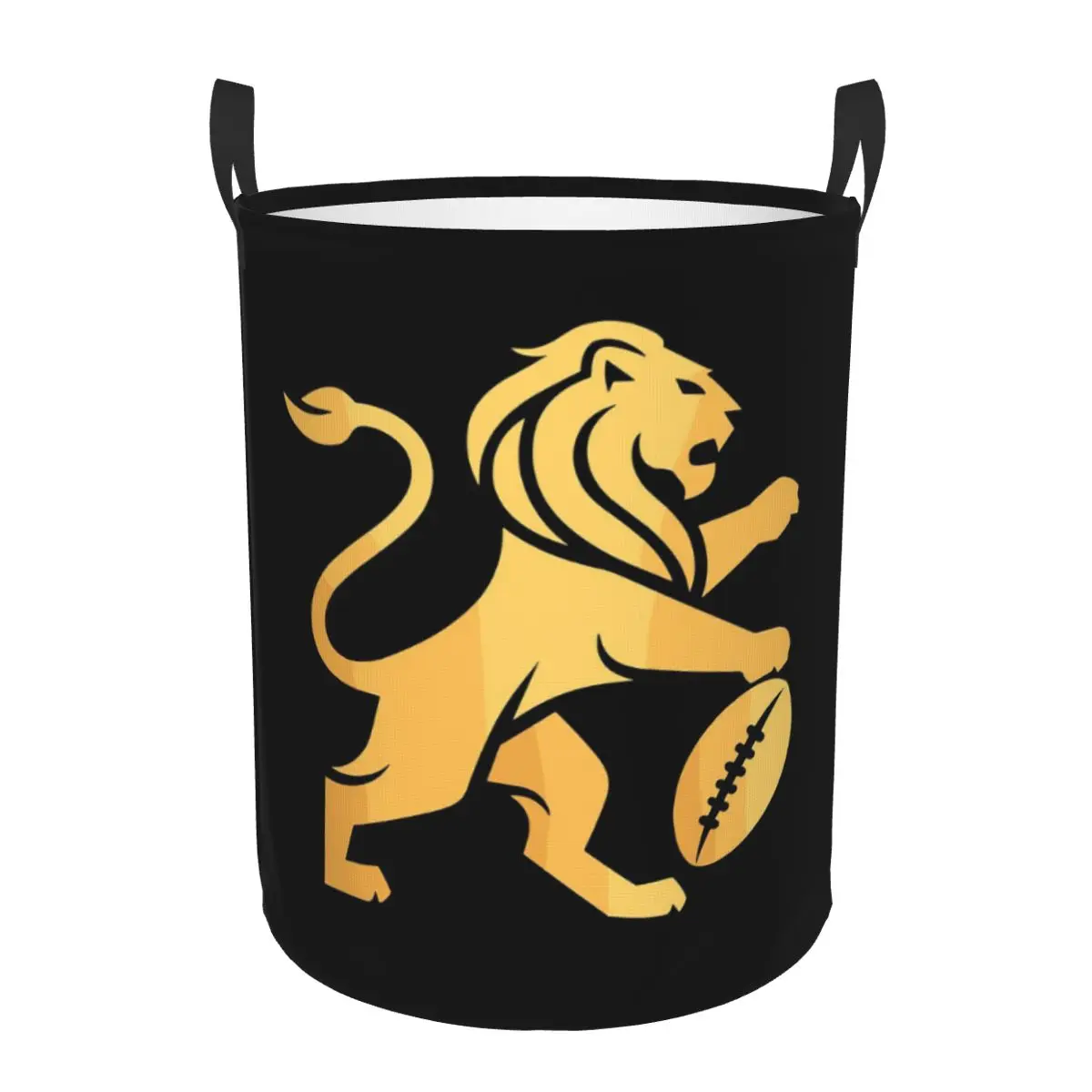 Brisbane Lions Folding Laundry Baskets Dirty Clothes Home Organizer Large Waterproof Bucket For Home Kids