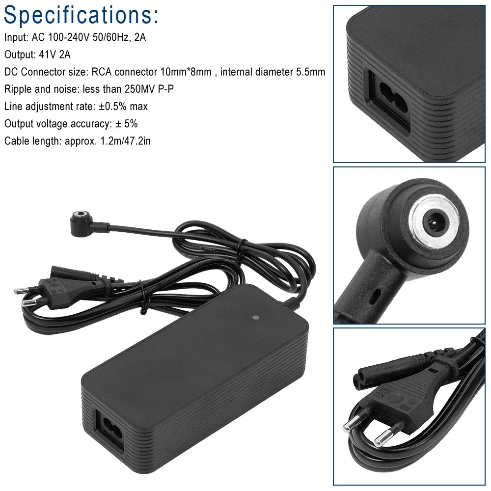 EU Stecker 41 V 2A Batterie Ladegerät Für Xiaomi 4 Mi4 4Pro Elektrische Roller High-speed Batterie Lade power Adapter Kabel Teile
