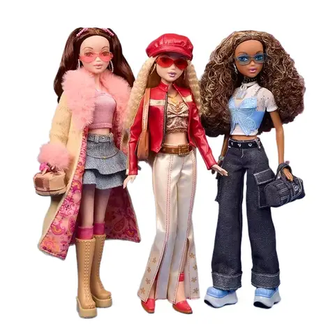 Barbie docka samlarutgåva trendig ledrörlighet kusin retro Mattel prinsessdocka kawaii flicka som leker hus 8 best sales Barbie vintage - №2