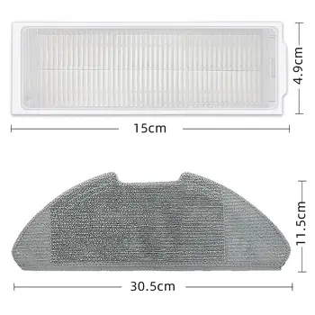 Pro Xiaomi Mi Robot Vacuum-Mop 2 Pro/Lite MJST1SHW MJSTL Hepa filtr Mop hadřík Hlavní boční kartáč Příslušenství k vysavačům Mijia 12 nejlepší prodej Robotický vysavač Xiaomi Mi Mop 2 Ultra - №2