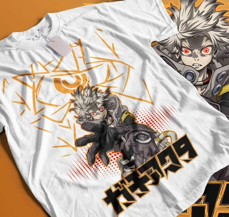 Sommer-Sonderangebot Japan Animation GACHIAKUTA Rudo T-Shirt Y2k Unisex Vintage Top Hip Hop Streetwear T-Shirt Kurzarm Casual Tee