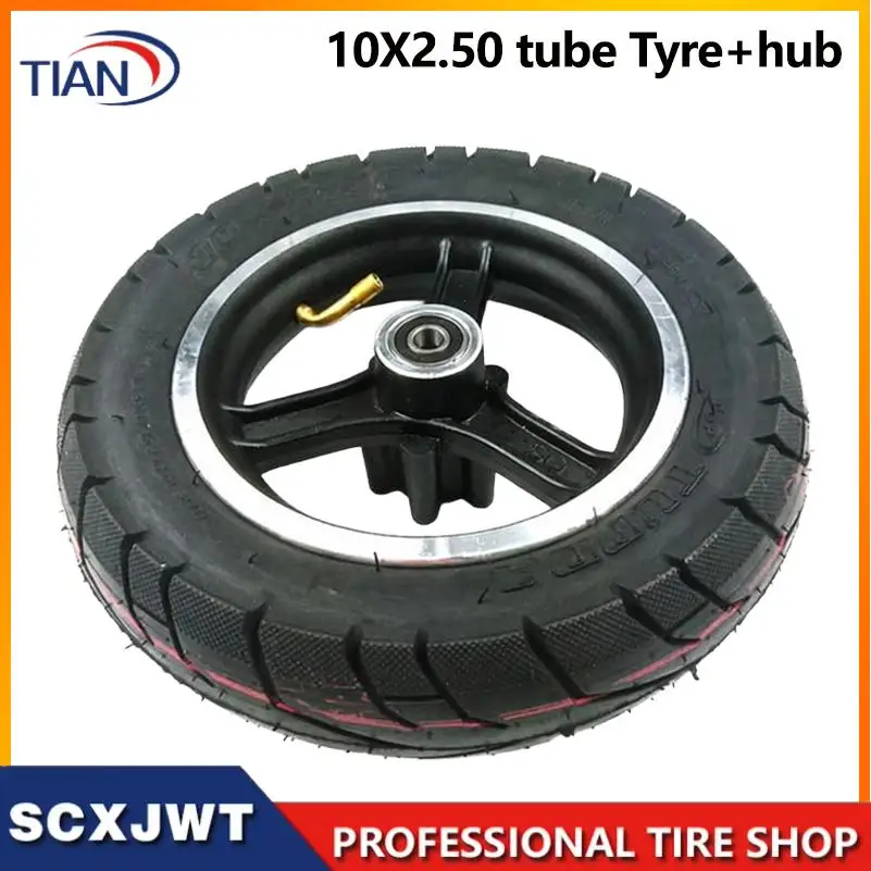 10x2.50 Electric Scooter Balancing Hoverboard Self Smart Balance wheel  10 Inch Tyre Inner Tube  With hub