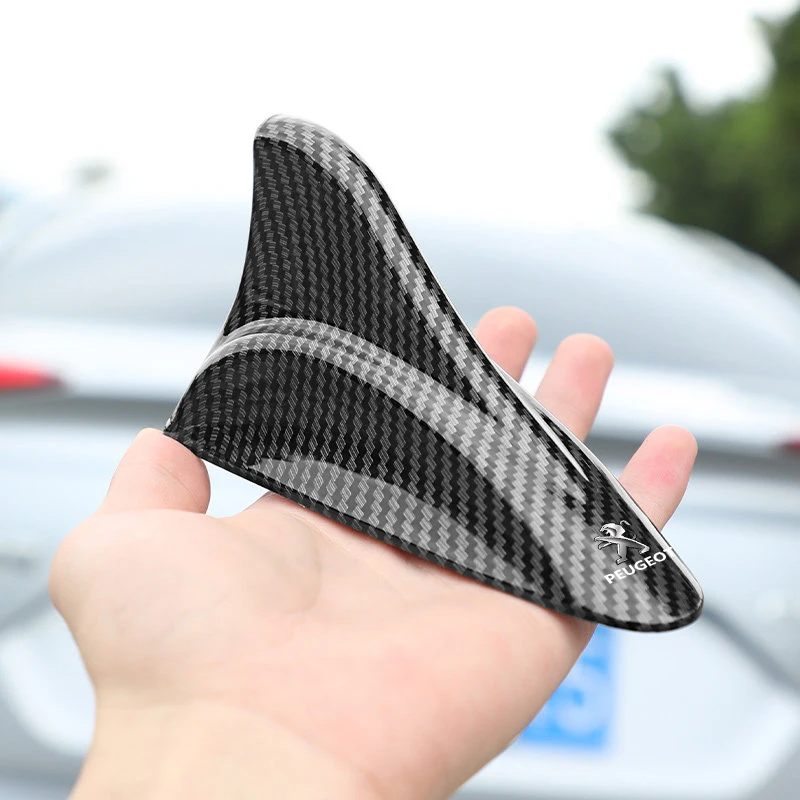 Car Antennas Shark Fin Antenna Auto Radio Signal Aerials Roof Antennas For Peugeot 206 307 301 308 3008 207 208 407 408 508 2008
