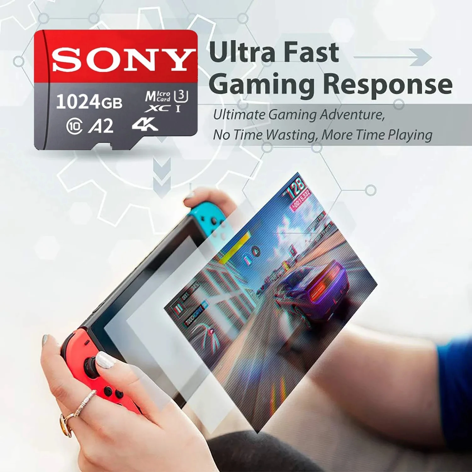 بطاقة ذاكرة سوني مايكرو Sd 512 جيجا بايت 256 جيجا بايت فلاش عالي السرعة مايكرو SD/TF بطاقة ذاكرة 1 تيرا بايت 128 جيجا بايت 64 جيجا بايت فئة 10 4 كيلو لهاتف الكمبيوتر #4
