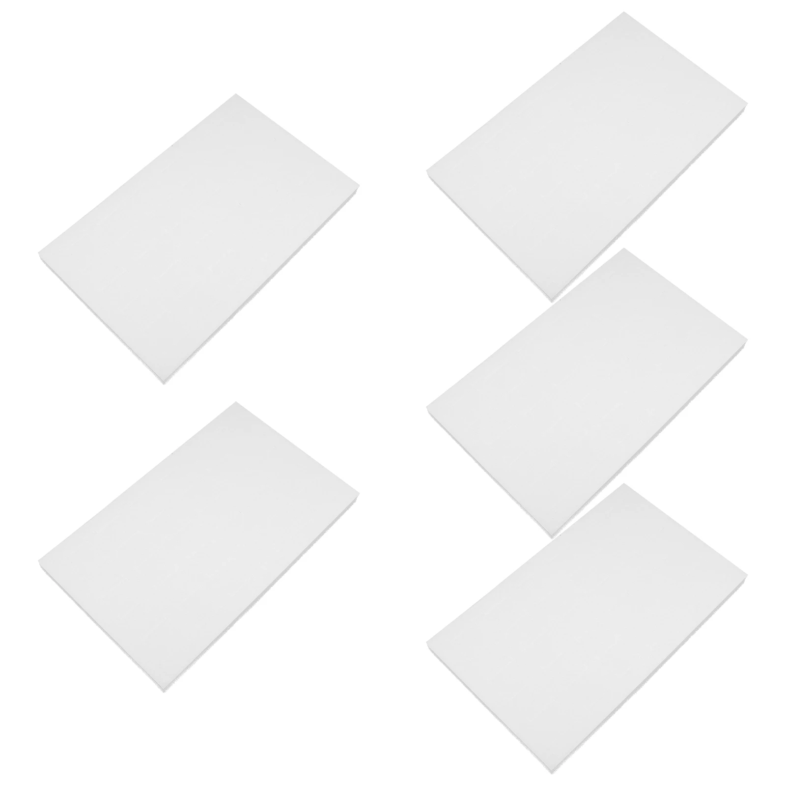 

5pcs Ring Earring Box Insert Holder Display Pad Drawer Organizer Sponge Foam Storage Mat For Earrings Necklaces Stackable