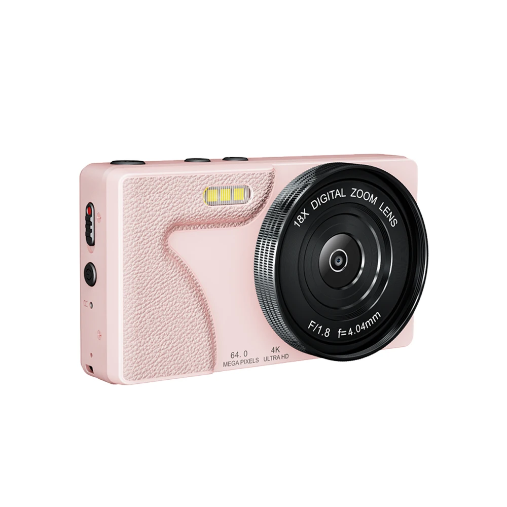 Vandlion A62 4K Digital Camera 2.8 Inch Screen HD Rear Camera Support Fill Light Camera Timer Delayed Photography