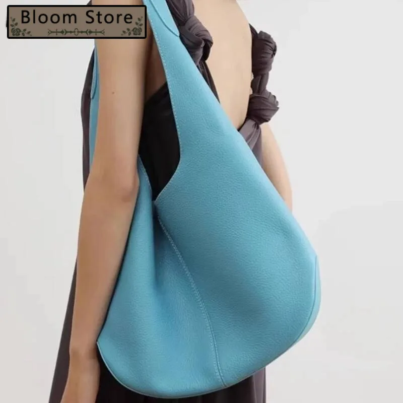 

Pu Soft Leather Grunge Handbags Women Simple Vintage Casual Travel Underarm Bag Y2k Solid All Match Office Lady Shoulder Bags