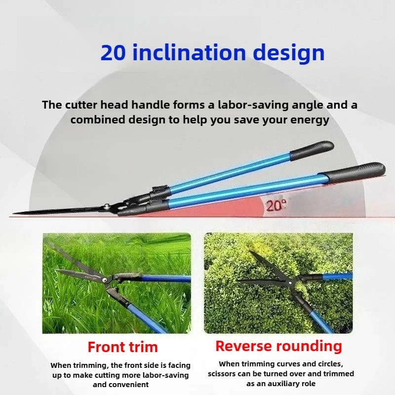 Retractable Pruning Shears Professional Extended Hedge Shears Garden Fence Shrub Branch Scissors Pruner Secateurs Hand Tools