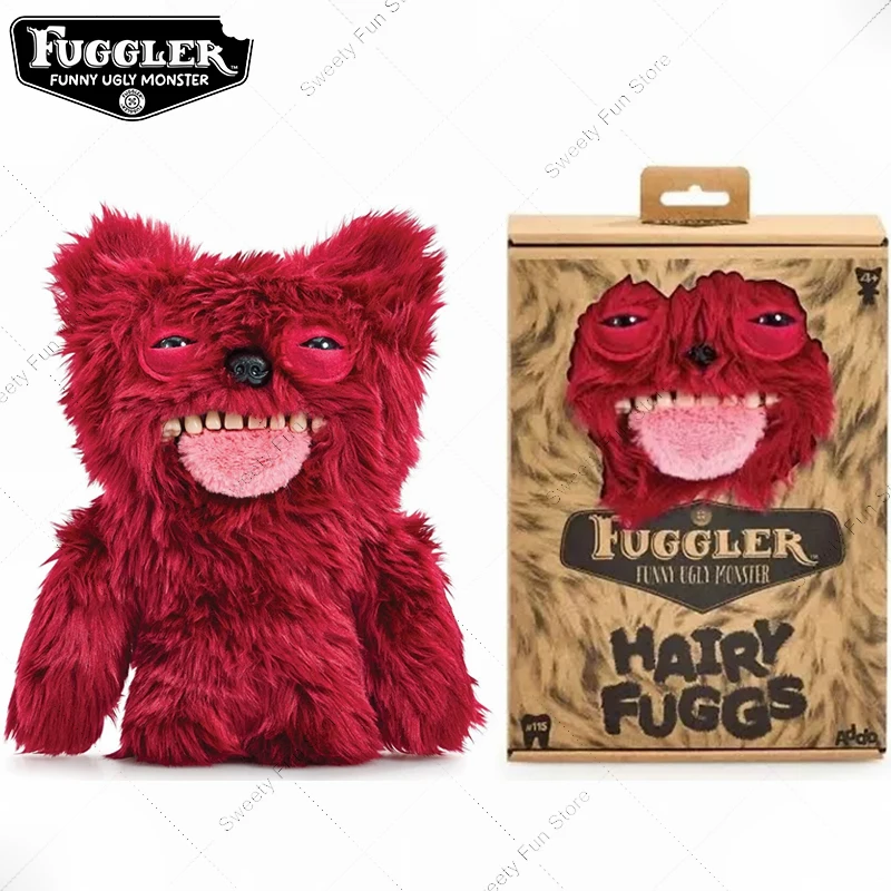 100% Original Fuggler Funny Ugly Monster Plush Toy Mini Rascals Hairy Fuggs Tooth Monsters Stuffed Plushies Doll Gifts Children