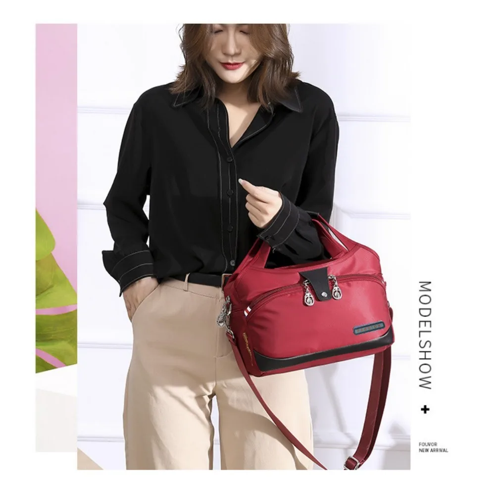 New Fashion Oxford Cloth Shoulder Bag for Women, Large Capacity Lightweight Casual Handbag, Ideal for Outdoor Travel & Daily Use