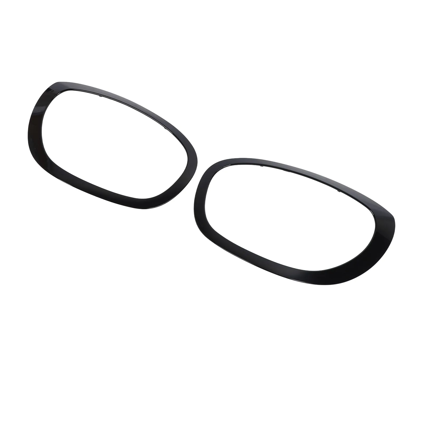 حلقة الكسوة الأمامية 1 زوج مقاومة للبهتان سهلة التركيب للمصابيح الأمامية غطاء حلقة الكسوة 51138739351 لـ Cooper F60 Countryma 2017 إلى 2021