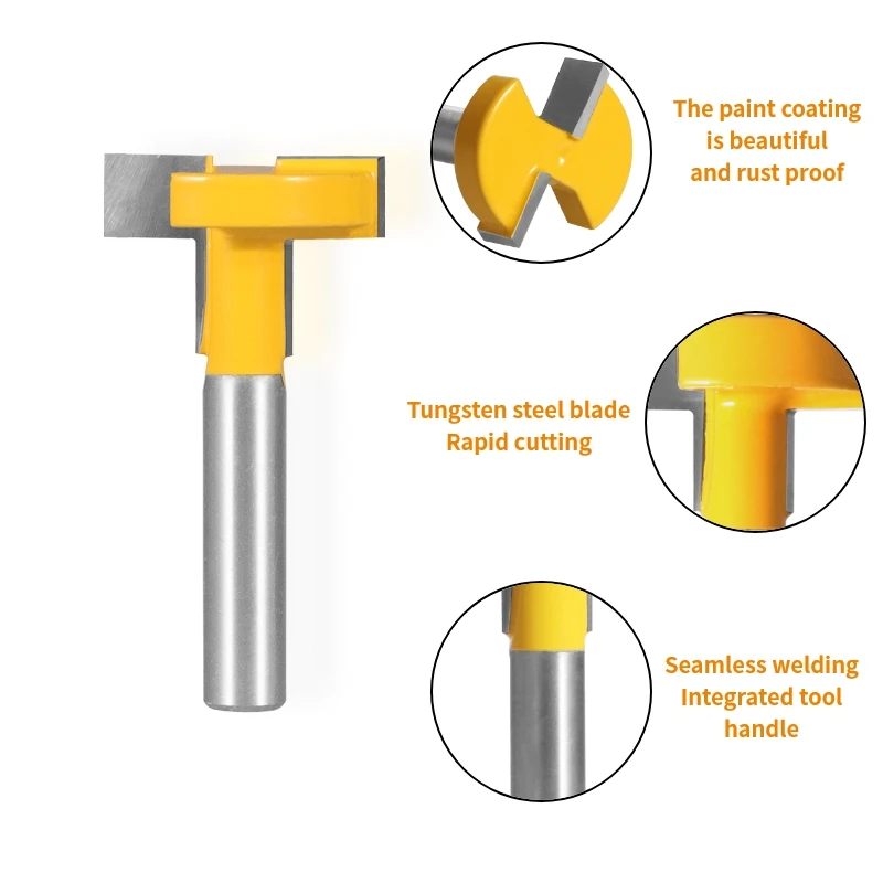 NXWIND Bevel Sloting Bit Cove 27mm Router Bit Woodworking Milling Cutter For Wood Bit Wood Cutters Face Mill End Millill