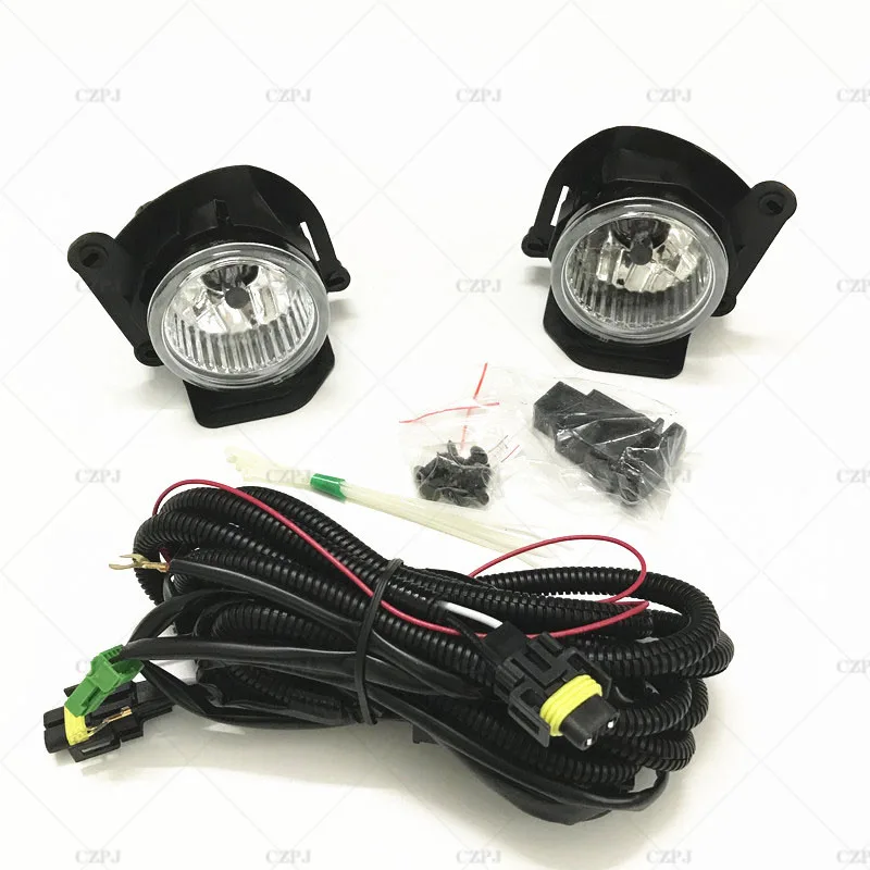 1Set Car Front Fog Lamp Foglight Assembly For DAIHATSU SIRION 2007 For TOYOTA PASSO 2013  With Switch Upgrade Kit