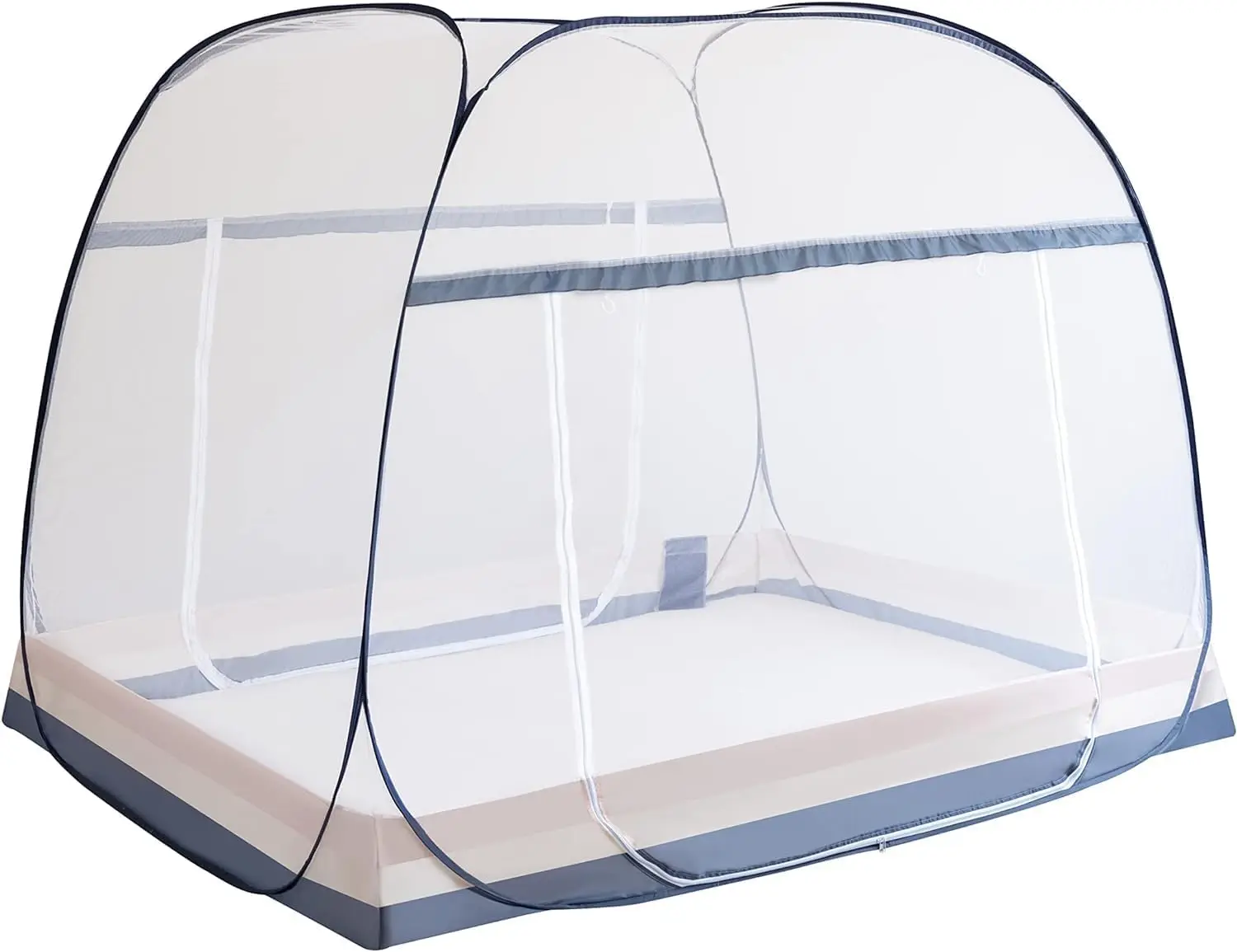 

Instant Pop-Up Mosquito Tent with Foldable Frame - Portable Indoor/Outdoor Protection for Travel