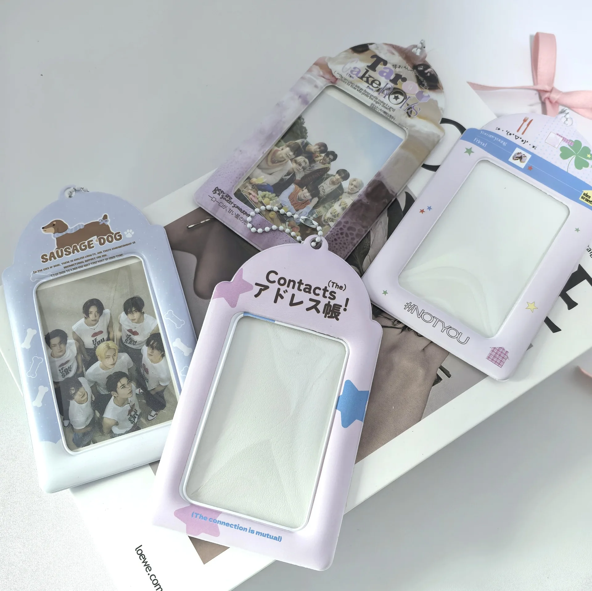 Kpop Photocard 3 นิ้ว Idol อัลบั้มรูปการ์ด ID Trading Card สําหรับนักเรียน Kpop พัดลม