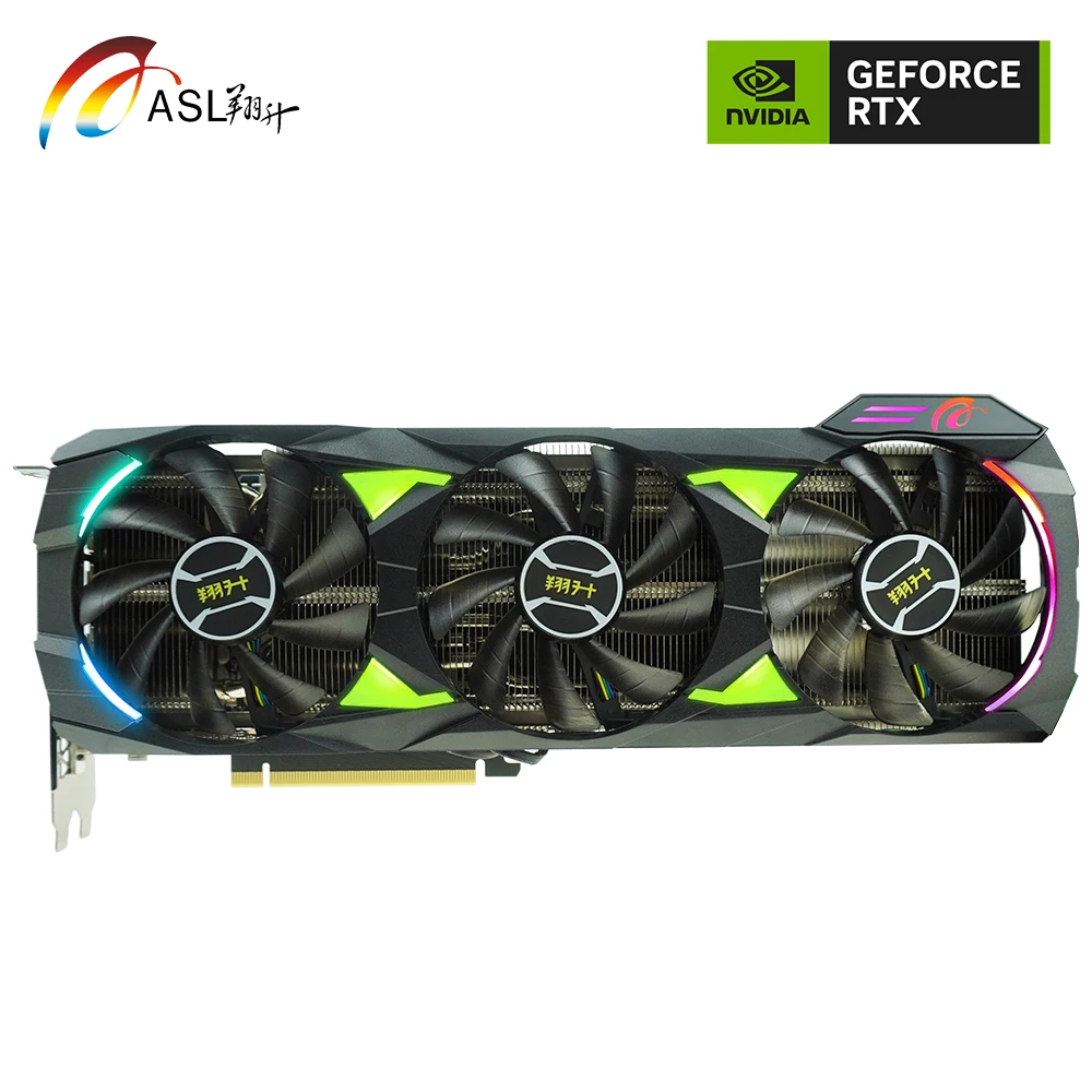 

Видеокарта ASL NVIDIA GeForce RTX 4070 Super, 12 Гб, GDDR6X, 4,0 бит, PCI-E, 16 контактов, игровая видеокарта, видеокарта, совместимая с HDMI, DP для ПК