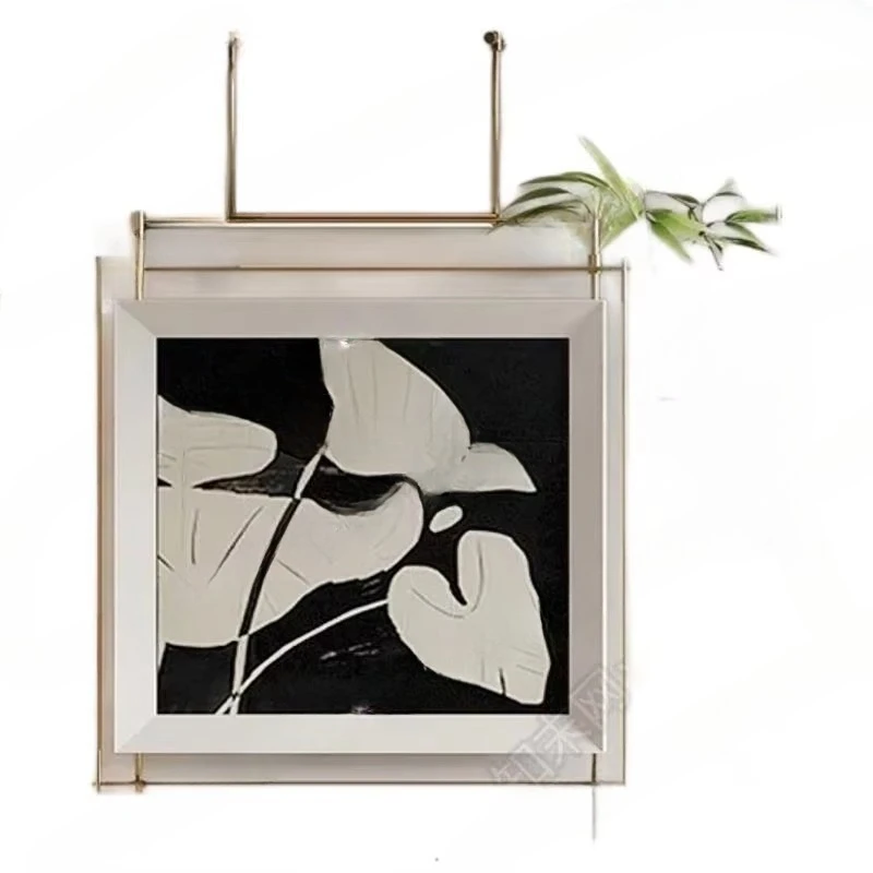 Metal pole decorative painting abstract porch premium retro wall hanging