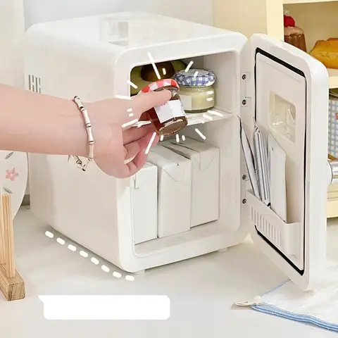 미니 음료 냉장고, 6L 소형 냉장고, USB 휴대용 음료 냉장고, 스킨 케어 점심 도시락, 자동차 트럭 여행 쿨러