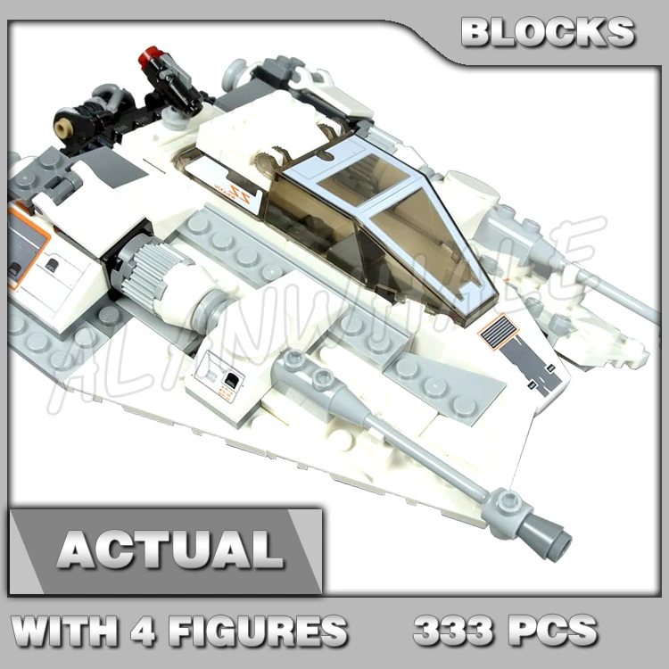 

333 шт. Star Plan Snowspeeder 20th Anniversary Edition Trooper Вращающаяся башня 11427 Строительные блоки Игрушка, совместимая с моделью
