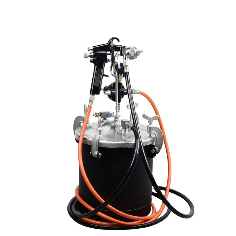  A8312 Automatic Smart Spray Paint Pneumatic Pressure Pot Tank with Air Powered Mixing Agitator Tank