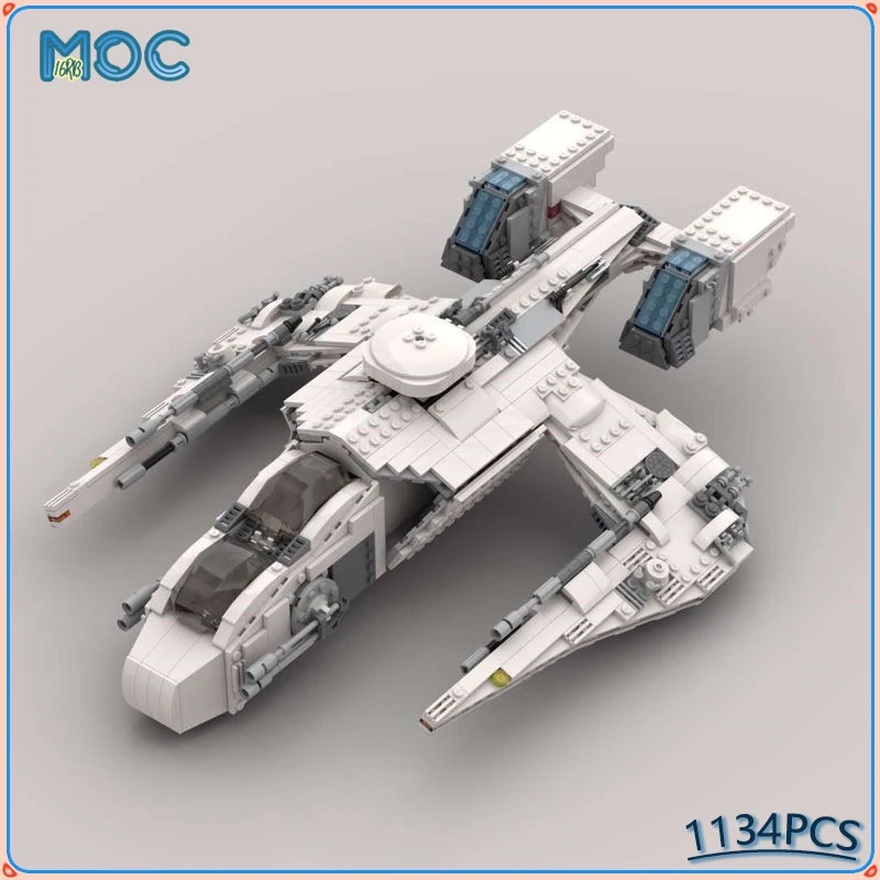 

MOC Building Blocks Dark Multifunctional Heavy Assault Spacecraft Model DIY Assembly Creative Bricks Space Toys Gifts 1134PCS