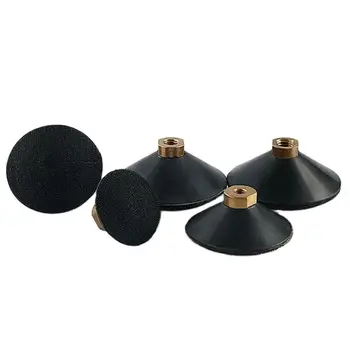 Tampone di supporto curvo da 4 pollici 100mm a forma di ciotola testa di molatura ad arco rotondo con supporto per tampone di lucidatura diamantato convesso