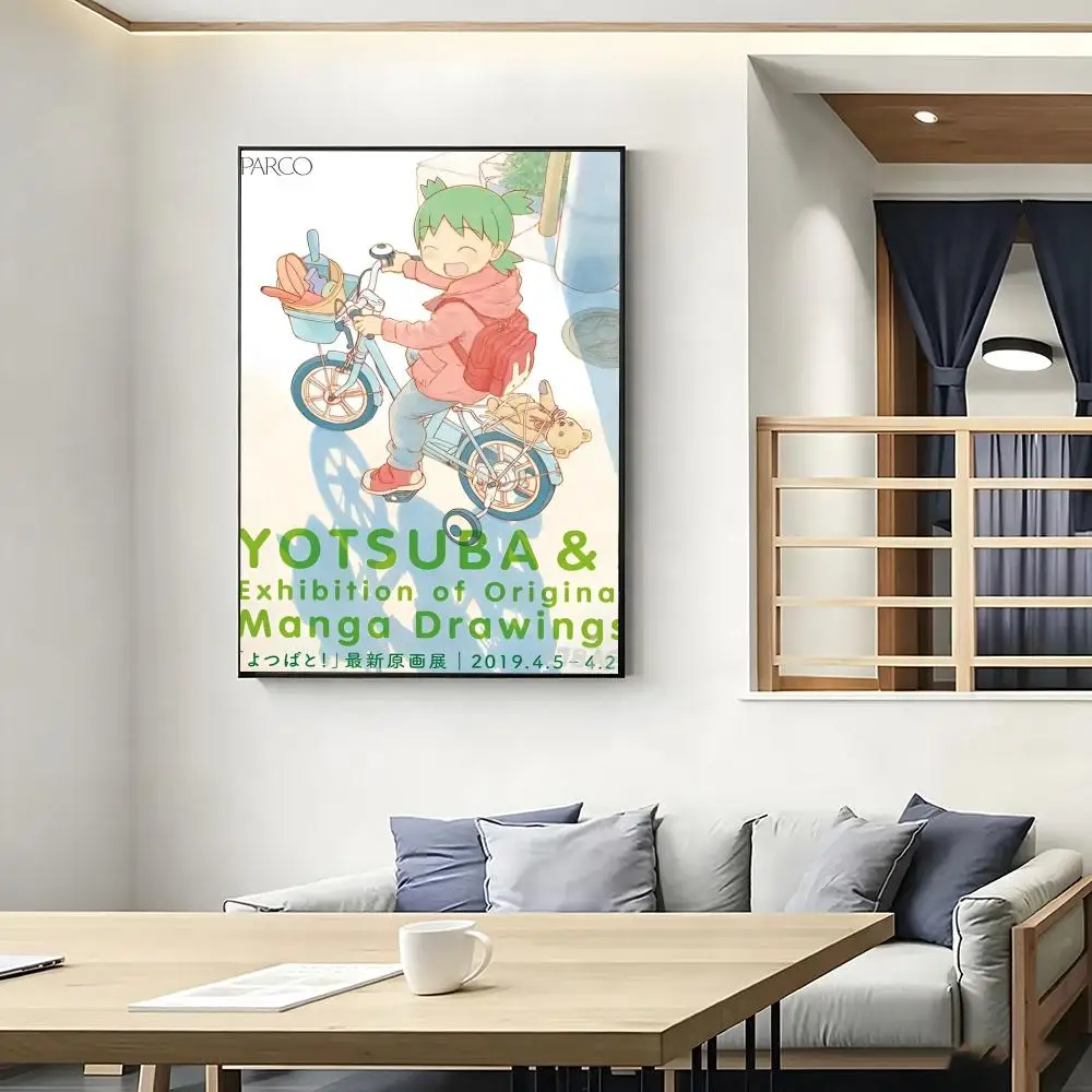 Anime Y-Yotsuba S-Sweet Painting Calligraphy Movie Posters And Prints Canvas Wall Art For Living Room Home Decor