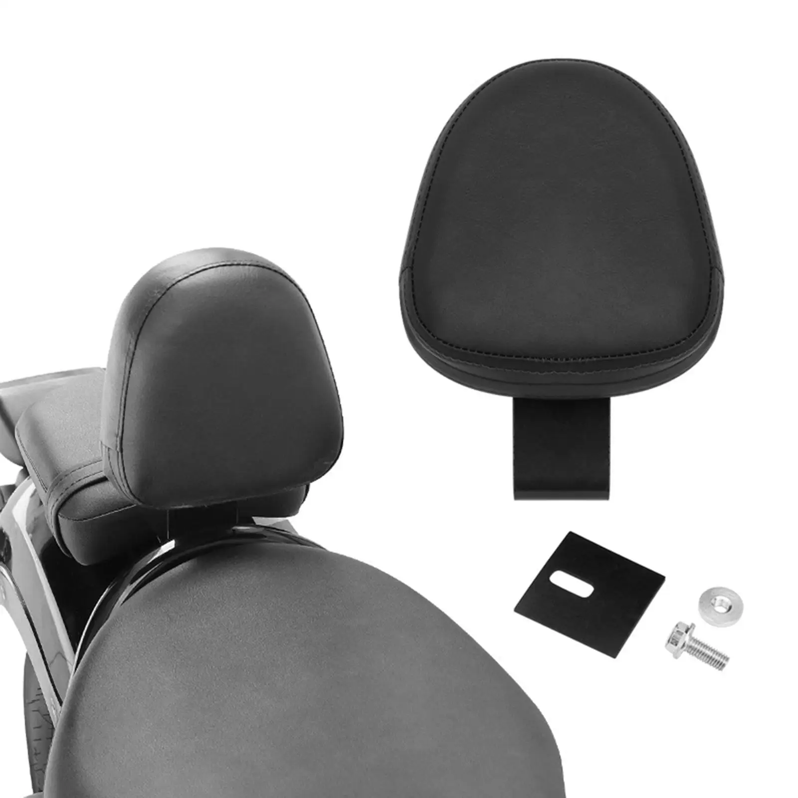 Motorcycle Driver Backrest Pad Premium Seat Accessories Easy