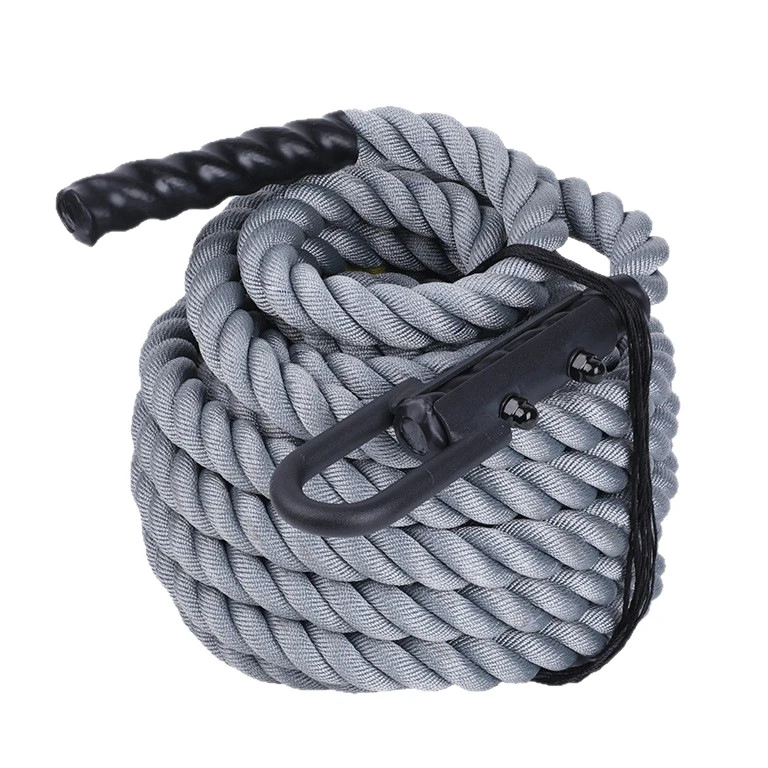 Professional Sled Pulling Rope Heavy-Duty Anti-Slip Fitness Resistance Training Battle Rope