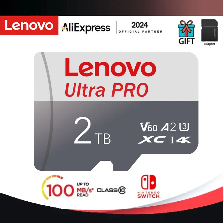 Lenovo original 2tb sd speicher karte a2 u3 micro tf sd karte 512gb high speed mlc tf karte 128gb für nintendo switch ps4 ps5 spiel