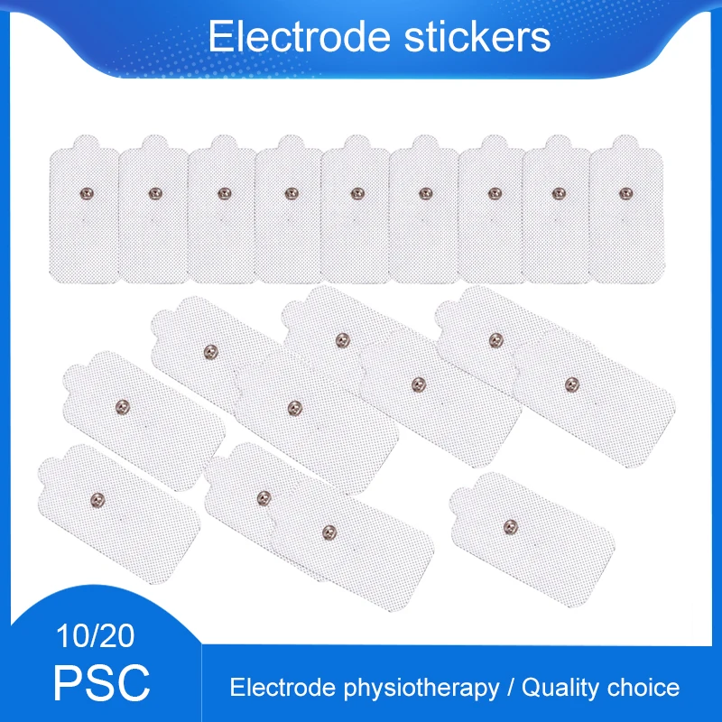 

10/20pcs 5x10cm Self-adhesion EMS Pulse Gel Electrode Pads for TENS Acupunctu Unit Therapy Slimming Electric Body Massager