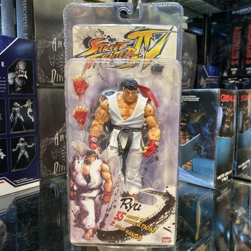 Figurki akcji NECA Street Fighter Chun-Li Ken Longgulie, 7 cali, figurki kolekcjonerskie dla dorosłych, zabawki dla dzieci, prezent urodzinowy