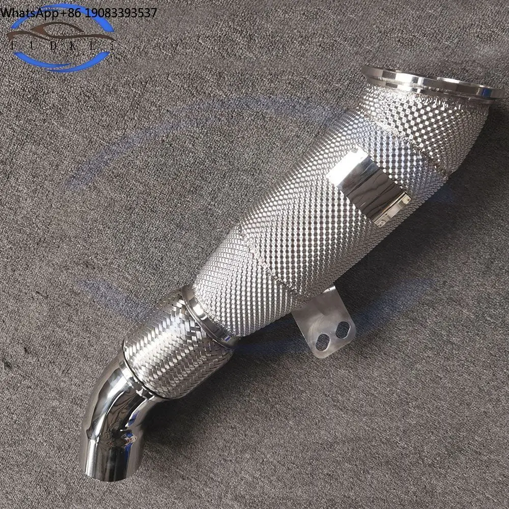 

Высокопроизводительный катализатор-даунпайп FUDKLi для BMW G30 G38 B48 B58 530i 540i, выхлопная труба с каталитическим коллектором