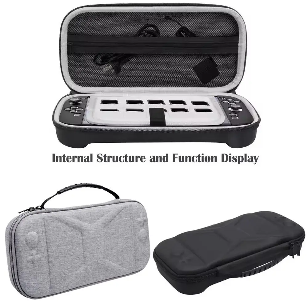 حقيبة حمل لجهاز نينتندو سويتش 2 حقيبة حمل صلبة محمولة للسفر بمقبض شل مع جيوب للملحقات وألعاب Gam Q3D2 #5