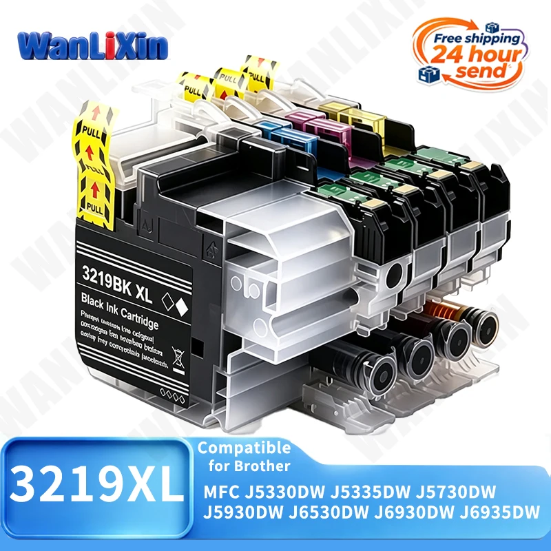1~5 sets LC3219 XL LC3219XL Compatible Ink Cartridge For Brother MFC J5330DW J5335DW J6930DW J6935DW J5730DW J5930DW J6530DW