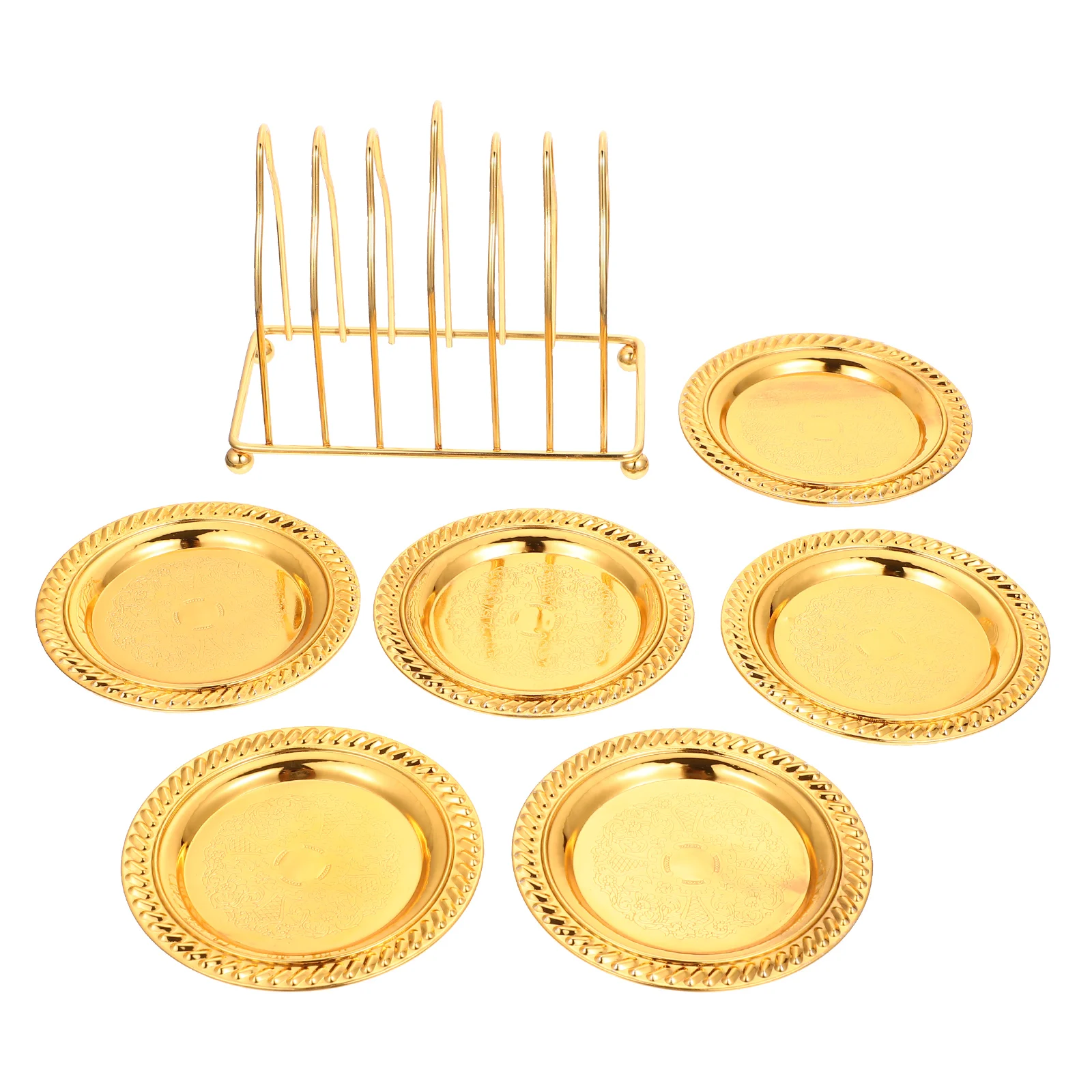 

1 комплект, подставка для кофе, поднос для закусок, железный держатель для еды, стеллаж для хранения, элегантные тарелки для фруктовых конфет, домашний кухонный органайзер для гаджетов