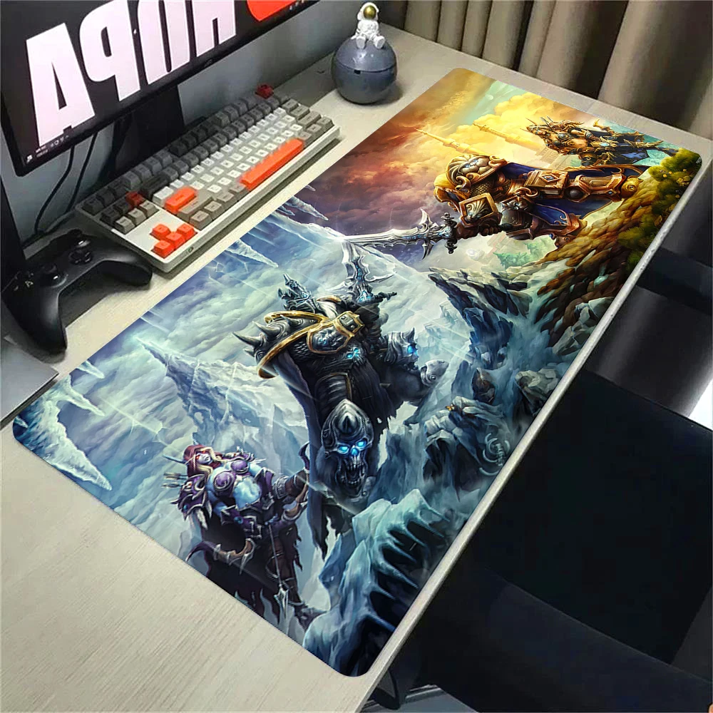 Natural Horde Alliance Mouse Pad Rubber Large Computer Desk Keyboard Mat W-world Of Warcraft Gaming Mousepad Speed Locking Edge