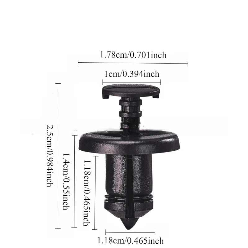 Auto Bumper Fender Mudflap Splash Guard Rivet Push Plastic Clips Suitable for Renault Decoration Rivet Buckle Fixing Buckle