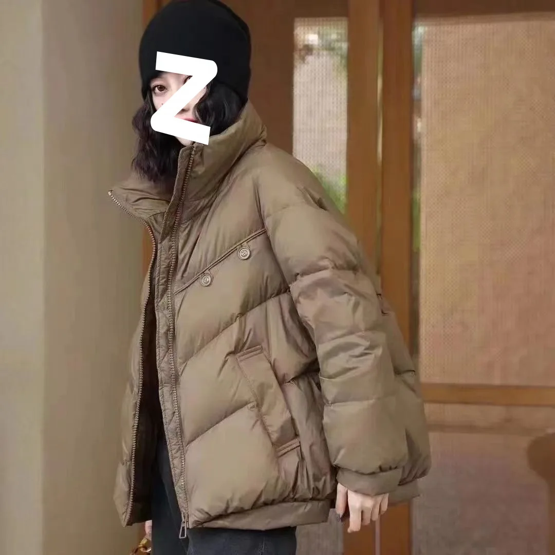 

Puffer Parkas Womens Snow Coat Fashion Winter Warm Korean Hooded Down Filling Thick Classic Loose Trendy Sweet Slim Simple Girls