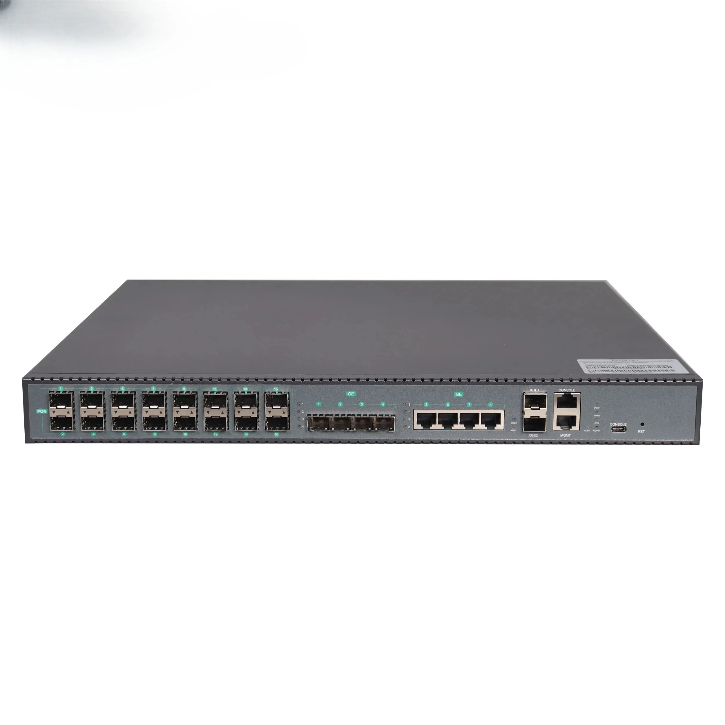 Hot sale OLT EPON 1U High 19 Inch Rack Mount SFP PX20 +++ 16 Port EPON OLT
