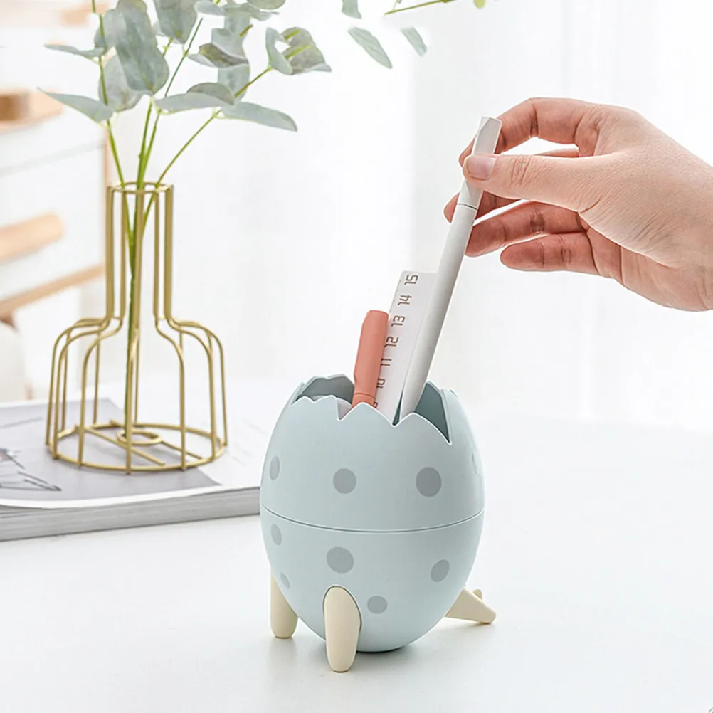 

Набор из 2-х подставок для ручек в форме яиц динозавров, настольный органайзер для хранения, съемный держатель для карандашей, милый контейнер для канцелярских принадлежностей