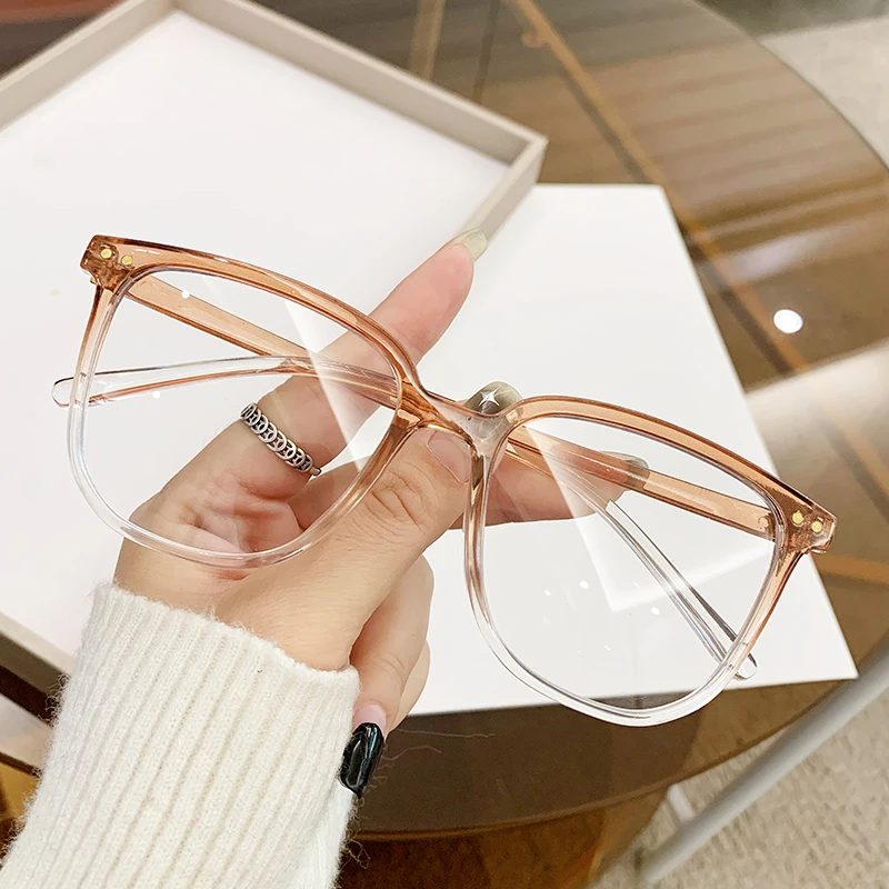 Blaulicht-blockierende Brille für Computerspiele, modische gefälschte Anti-Augenbelastungs-Brille für Damen und Herren – Detail 3