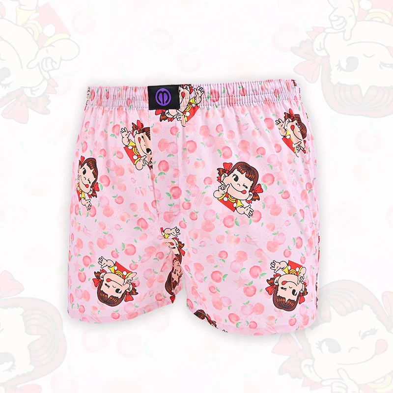 Cute girl Pure Cotton Underwear Pattern For Men And Women Pattern Comfortable Breathable Shorts For Home Leisure ﻿