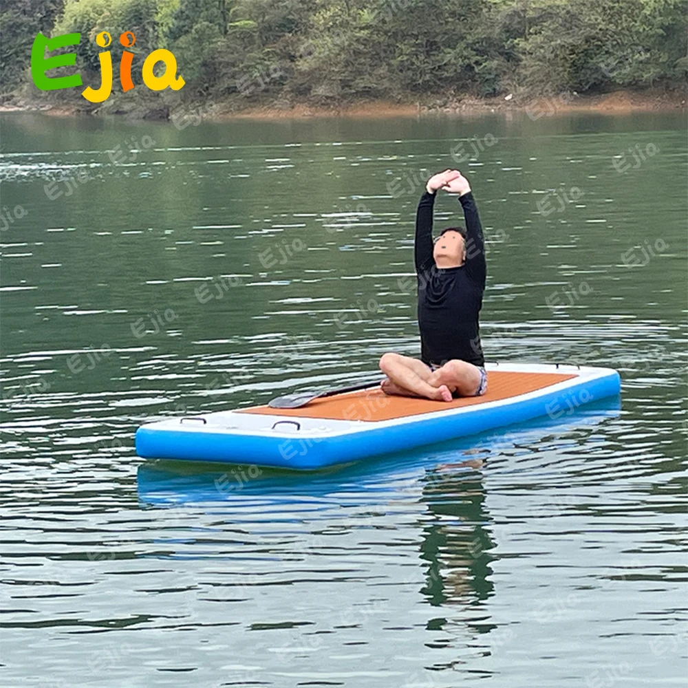 

Hot Sale Inflatable Aqua Yoga Mat Inflatable Water Floating Gym Yoga Mat For Sport & Yoga Board On Water